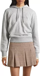 Pepe Jeans Damska bluza z kapturem Nanette, szara (Grey Marl), XL, Szary (szary Marl), XL - Bluzy damskie - miniaturka - grafika 1