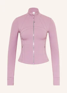 Lululemon Bluza Do Jogi Define Cropped lila - Moda i Uroda OUTLET - miniaturka - grafika 1