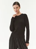 Swetry damskie - Boss Sweter Furkina 50493923 Czarny Regular Fit - miniaturka - grafika 1
