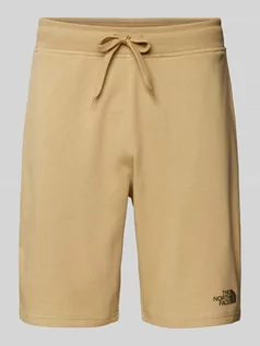 Spodnie sportowe męskie - Szorty z dzianiny dresowej o kroju regular fit z nadrukiem z logo model ‘STANDARD’ - grafika 1