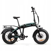Rowery elektryczne - Rower elektryczny FAT BIKE Jobobike Eddy X aluminium koło 20" czarny 250 W - miniaturka - grafika 1