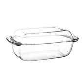 Naczynia żaroodporne - Naczynie żaroodporne z pokrywą Limpo 5,6 l transparentny - miniaturka - grafika 1