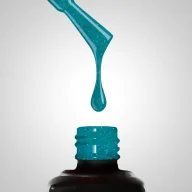 Lakiery hybrydowe - Lakier Hybrydowy Słowianka 423 Electric Turquoise 8g - miniaturka - grafika 1