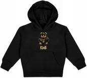 Bluzy dla dziewczynek - BLUZA DZIECIĘCA Z KAPTUREM NADRUK MISIEK PREZENT ŚMIESZNA R-3/4 a81 - miniaturka - grafika 1