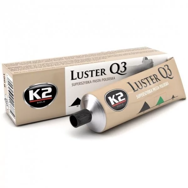 K2 Luster Q3 zielony 100g: Superszybka pasta polerska L3100