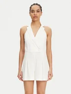 Kombinezony - Patrizia Pepe Kombinezon 2T0088 A411 Biały Regular Fit - miniaturka - grafika 1