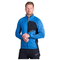 Bluzy sportowe męskie - Męska bluza Northfinder Primo Rozmiar: M / Kolor: czarny/niebieski - miniaturka - grafika 1