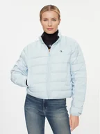 Kurtki damskie - Calvin Klein Jeans Kurtka puchowa J20J222585 Niebieski Regular Fit - miniaturka - grafika 1