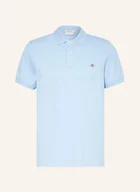 Moda i Uroda OUTLET - Gant Koszulka Polo Z Piki Regular Fit blau - miniaturka - grafika 1