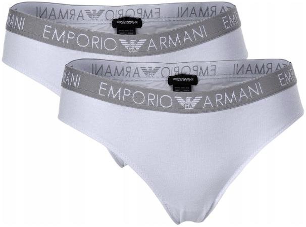MAJTKI DAMSKIE EMPORIO ARMANI BIAŁE 2-PACK - XS