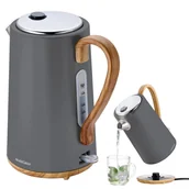 Czajniki elektryczne - SilverCrest SWKH 3000 B2 Szary - miniaturka - grafika 1