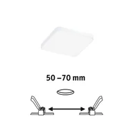 Oprawy, klosze i abażury - Paulmann Veluna Edge IP44 4000K 9x9cm - miniaturka - grafika 1