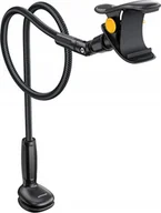 Uchwyty samochodowe do telefonów - Joyroom Uchwyt Joyroom JR-ZS389 z elastycznym ramieniem na telefon na biurko - czarna - miniaturka - grafika 1