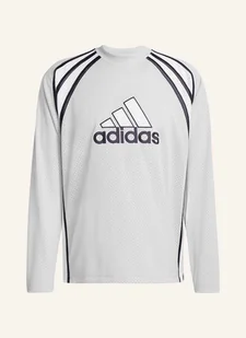 Adidas Originals Sweter Warm-Up grau - Moda i Uroda OUTLET - miniaturka - grafika 1