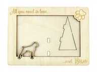 Ramki na zdjęcia - Bokser ramka na zdjęcie z psem grawer - miniaturka - grafika 1