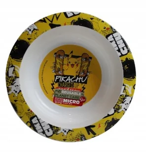 Pokemon Pikachu Miseczka Talerz Głeboki Dziecięcy - Miseczki i talerzyki dla dzieci - miniaturka - grafika 1