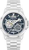 Zegarki męskie - Zegarek męski KENNETH COLE KCWGL0013602 granatowy sportowy skeleton - miniaturka - grafika 1