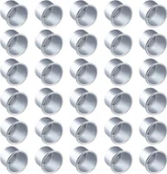 Świeczniki - 30x WKŁAD MINI DO ŚWIEC ŚWIECZNIKÓW MAŁA FORMA NA WOSK ALUMINIUM 22mm - miniaturka - grafika 1