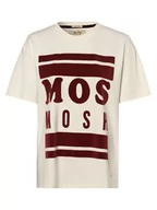 Koszulki i topy damskie - MOS MOSH - T-shirt damski  Candi, beżowy|czerwony - miniaturka - grafika 1