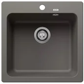 Zlewozmywaki - Zlewozmywak granitowy BLANCO Naya 5 Silgranit Wulkaniczny szary 527310 - miniaturka - grafika 1