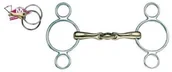 Akcesoria jeździeckie - SPRENGER Wędzidło 3-ring KK ULTRA wielokrążek 18mm - miniaturka - grafika 1