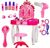 Zabawy w naśladowanie dorosłych - Toaletka Dla Dziewczynek Duży Zestaw Akcesoria Xxl  X81 - miniaturka - grafika 1
