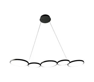 LED Żyrandol na lince OLYMPIA 5xLED/10W/230V czarny - Lampy sufitowe - miniaturka - grafika 1