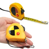 Poziomice, łaty, miary - Taśma Miernicza 5M Miara Miarka Metrówka Zwijana - miniaturka - grafika 1