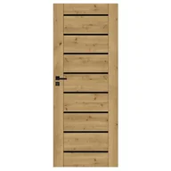 Drzwi wewnętrzne - Drzwi pokojowe PRIM dąb górski czarne 80 prawe - miniaturka - grafika 1