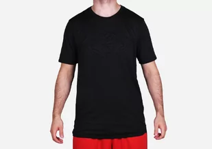 Nike Air Jordan Sportswear Wings Logo Drop-Tail Tee Black - Koszulki męskie - miniaturka - grafika 1