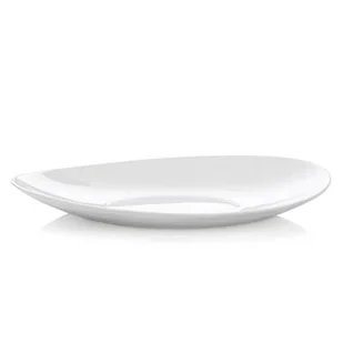 Talerz deserowy Prometeusz 22 cm biały - Talerze - miniaturka - grafika 1