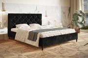 Łóżka - Łóżko tapicerowane ze stelażem GLAMOUR LITE - miniaturka - grafika 1