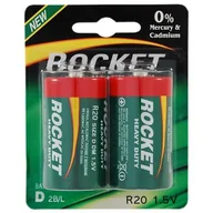 Akumulatory ogólnego zastosowania - Bateria ROCKET R20 2 sztuki - miniaturka - grafika 1