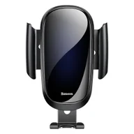 Uchwyty samochodowe do telefonów - Baseus Future Gravity Car Mount grawitacyjny uchwyt samochodowy na kratkę wentylacyjną nawiew czarny (SUYL-WL01) - miniaturka - grafika 1
