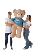 Koszulki męskie - LLOPIS MIFI LOVE BRĄZOWY Niedźwiedź 140 CM T-SHIRT2 COL SURT. - miniaturka - grafika 1