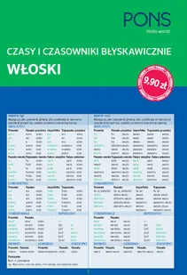 Pons Czasy i czasowniki błyskawicznie MINI włoskie - LektorKlett - Książki do nauki języka włoskiego - miniaturka - grafika 2