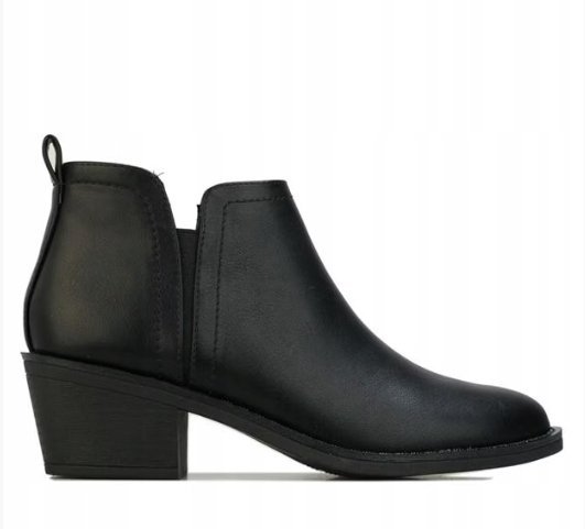 ROCKET DOG BOTKI CZARNE DAMSKIE ELEGANCKIE 37 ŻGA
