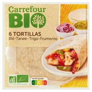 Kuchnie świata - Carrefour Bio Ekologiczne placki pszenne 240 g (6 sztuk) - miniaturka - grafika 1