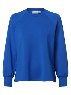 Bluzy damskie - Vila - Damska bluza nierozpinana  VISif, niebieski - grafika 1