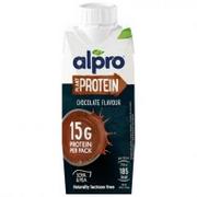 Napoje roślinne - Alpro High Protein Napój sojowy wysokobiałkowy o smaku czekolady z wapniem i witaminami Zestaw 6 x 250 ml - miniaturka - grafika 1