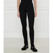 Spodnie damskie - Patrizia Pepe Spodnie | Slim Fit | high waist - miniaturka - grafika 1