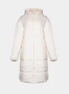 Kurtki damskie - Kurtka Zimowa Damska Luźna Parka Długa Nike Therma-FIT FB7675-838 r. M - miniaturka - grafika 1