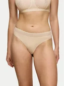 Majtki damskie - Triumph Stringi Feel Of Modal 10219764 Beżowy - miniaturka - grafika 1