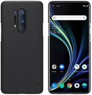 Etui i futerały do telefonów - Nillkin Super Frosted Shield wzmocnione etui pokrowiec + podstawka OnePlus 8 Pro czarny - miniaturka - grafika 1