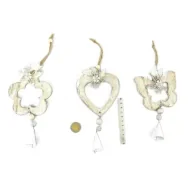 Breloczki dla dzieci - Adar Zawieszka drewniana z dzwonkiem 29cm MIX - miniaturka - grafika 1