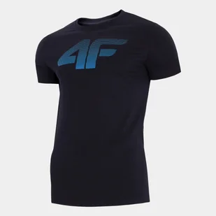 Męski t-shirt z nadrukiem 4F NOSD4-TSM302 - Koszulki sportowe męskie - miniaturka - grafika 1