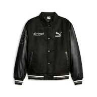 Kurtki męskie - Kurtka męska Puma TEAM VARSITY czarna 62178801-M - miniaturka - grafika 1