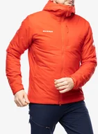 Kurtki narciarskie - Kurtka ocieplana Mammut Rime IN Flex Hooded Jacket - mammut red - miniaturka - grafika 1