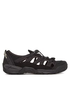 Jack Wolfskin Sandały Levente Sandal A64080 S Czarny - Buty dla chłopców - miniaturka - grafika 1