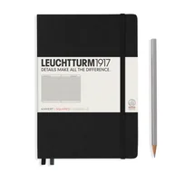 Notesy i bloczki - Notatnik Leuchtturm1917 Medium, notes w kratkę, A5, czarny - miniaturka - grafika 1
